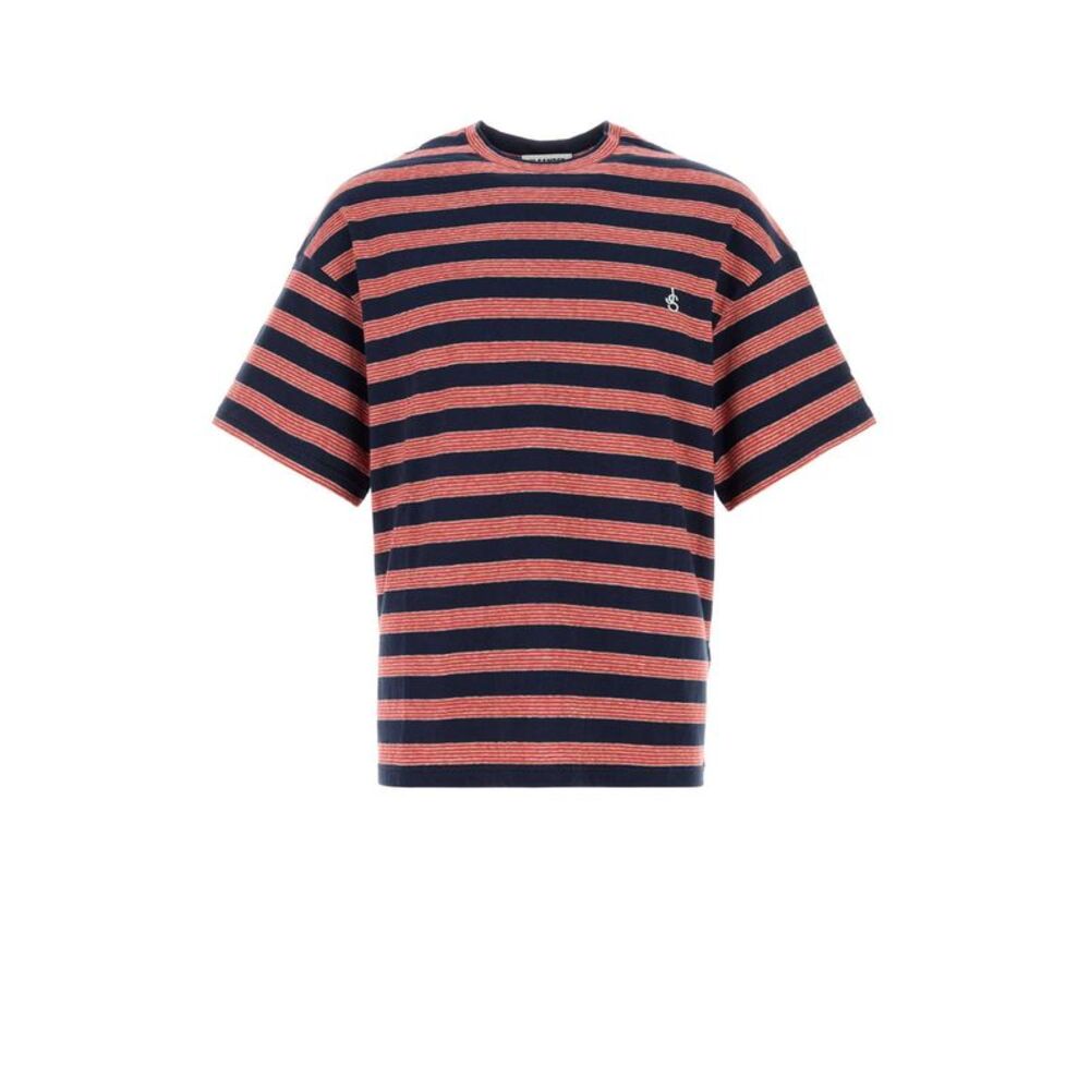 Jil Sander Men Embroidered Cotton T-Shirt